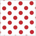 POLKA DOT RED Sheet Tissue Paper